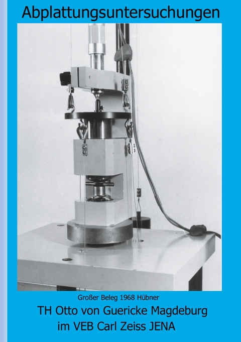 Abplattungsuntersuchungen - Gerd H&uuml;bner
