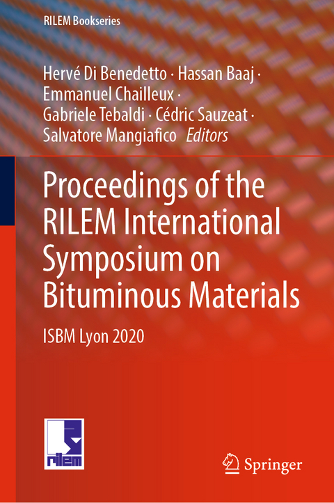 Proceedings of the RILEM International Symposium on Bituminous Materials - 