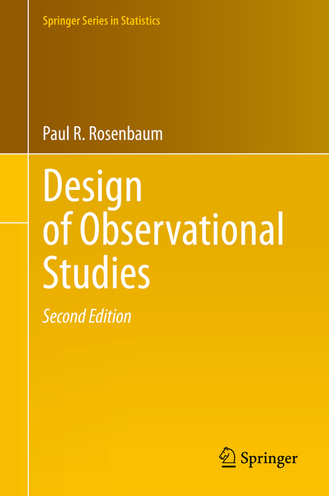 Design of Observational Studies - Paul R. Rosenbaum