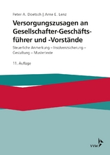 Versorgungszusagen an Gesellschafter-Geschäftsführer und -Vorstände - Doetsch, Peter A. Lenz; Lenz, Arne E.