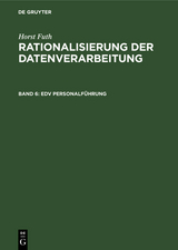 Horst Futh: Rationalisierung der Datenverarbeitung / EDV Personalführung - Horst Futh