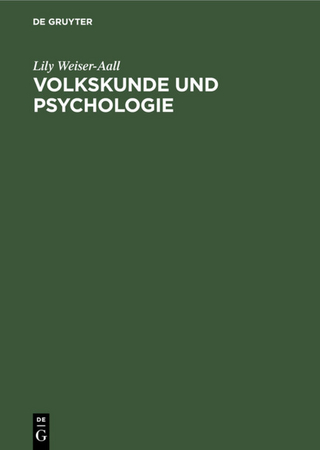Volkskunde und Psychologie