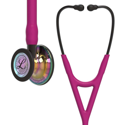 Littmann Cardiology IV Stethoskop Raspberry Polished Rainbow Edition