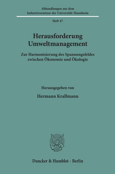 Herausforderung Umweltmanagement. - 