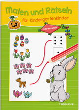 Malen und R&auml;tseln f&uuml;r Kindergartenkinder. Jahreszeiten