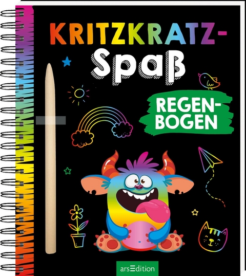 Kritzkratz-Spa&szlig; Regenbogen