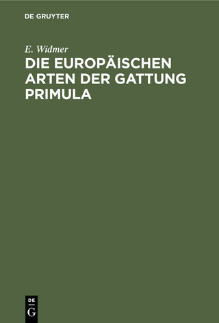Die europäischen Arten der Gattung Primula