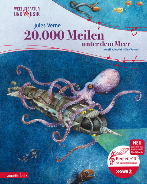 20.000 Meilen unter dem Meer (Weltliteratur und Musik mit CD und zum Streamen, Bd.) - Jules Verne, Henrik Albrecht