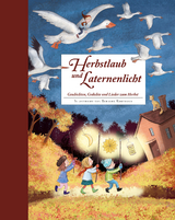 Herbstlaub und Laternenlicht - 