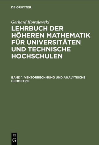 Vektorrechnung und analytische Geometrie