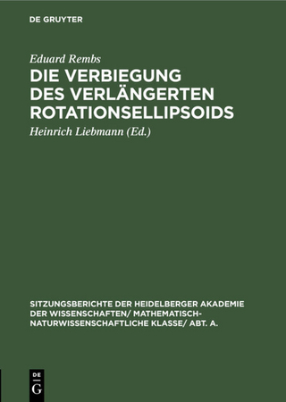 Die Verbiegung des verlängerten Rotationsellipsoids