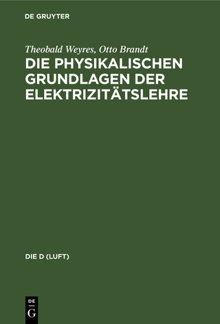 Die physikalischen Grundlagen der Elektrizitätslehre