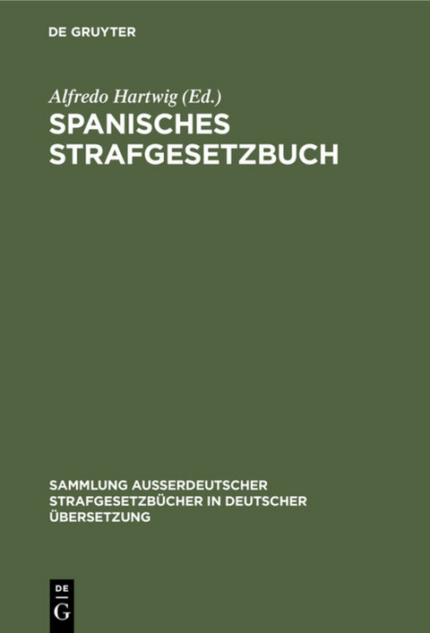 Spanisches Strafgesetzbuch - 