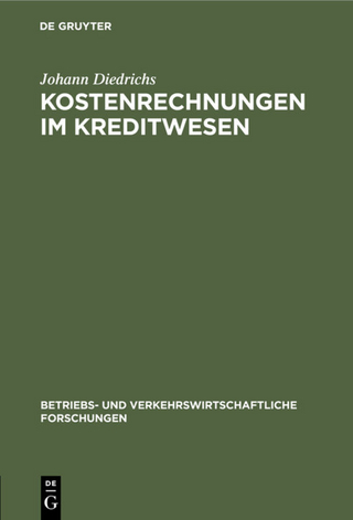 Kostenrechnungen im Kreditwesen