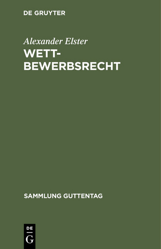 Wettbewerbsrecht