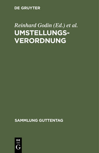 Umstellungsverordnung