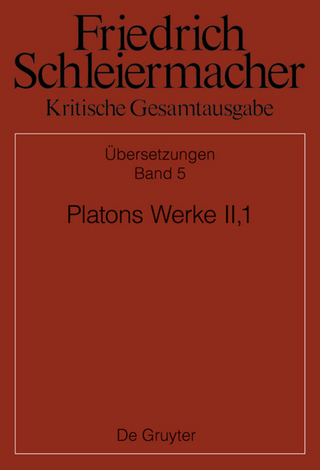 Platons Werke II,1, Berlin 1805. 1818