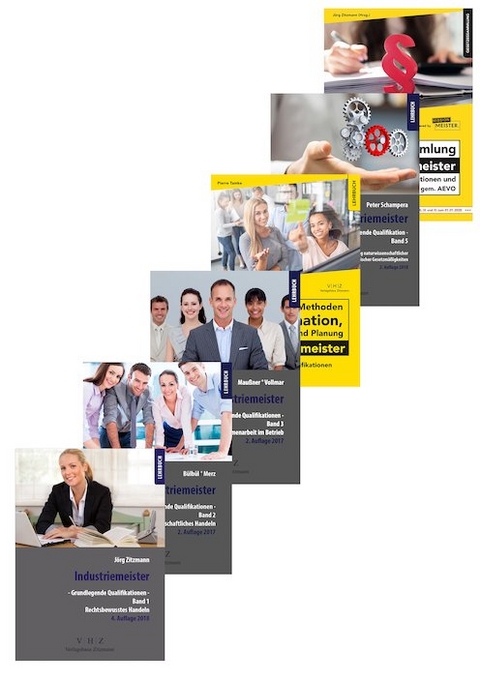 B&uuml;cherbundle Industriemeister - RBH, BWH, ZiB, MdP, NTG