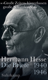 &raquo;&rsaquo;Gro&szlig;e Zeiten&lsaquo; hinterlassen gro&szlig;e Schutthaufen&laquo; - Hermann Hesse