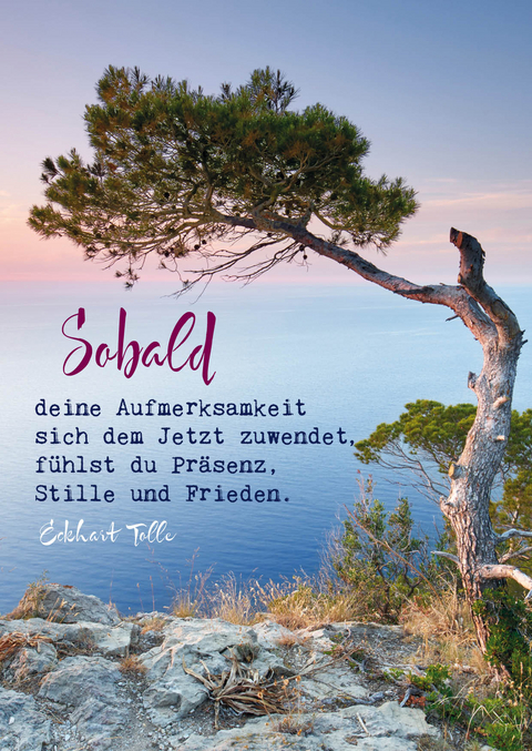 Eckhart Tolle Postkarten "Sobald" - Eckhart Tolle