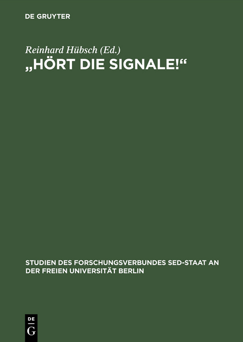 "H&ouml;rt die Signale!" - 