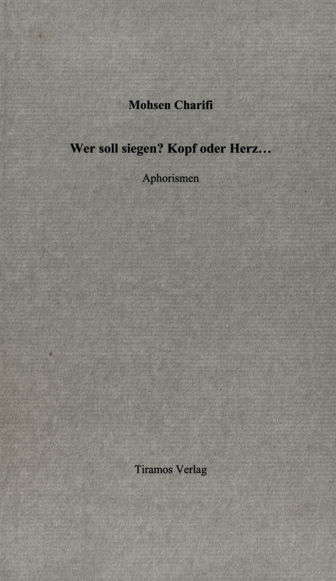 Wer soll siegen? Kopf oder Herz... - Mohsen Charifi