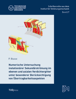 Numerische Untersuchung instationärer Sekundärströmung im ebenen und axialen Verdichtergitter unter besonderer Berücksichtigung von Übertragbarkeitsaspekten