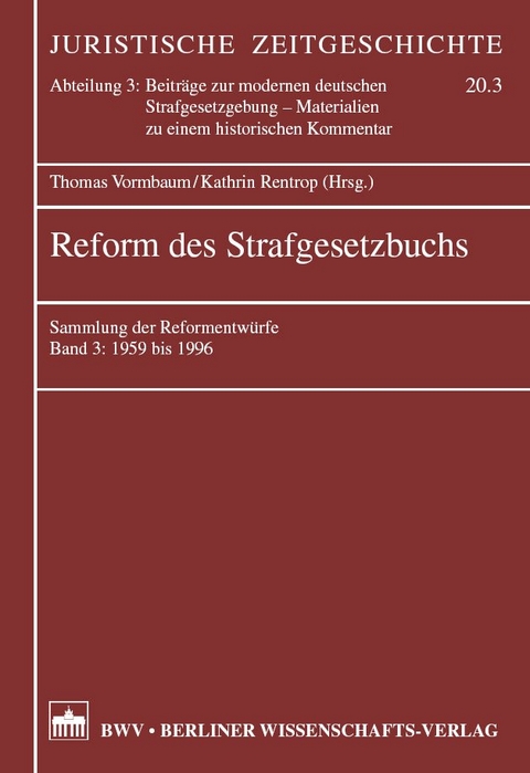 Reform des Strafgesetzbuchs - 