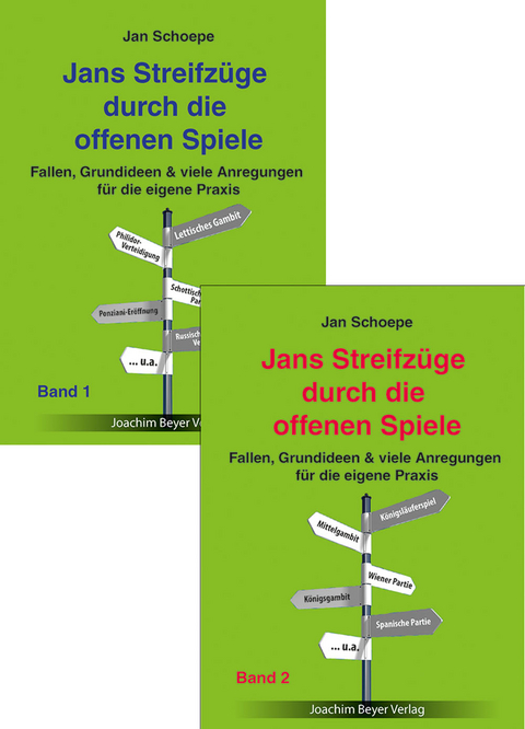 Jans Streifz&uuml;ge durch die offenen Spiele (2 B&uuml;cher) - Jan Schoepe