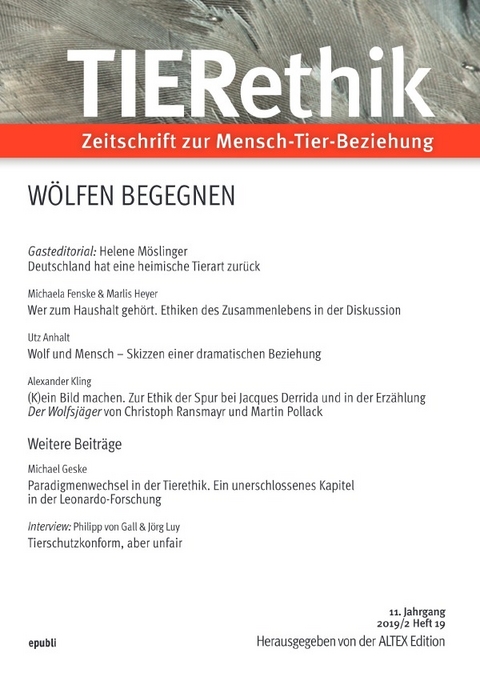 TIERethik - ALTEX Edition