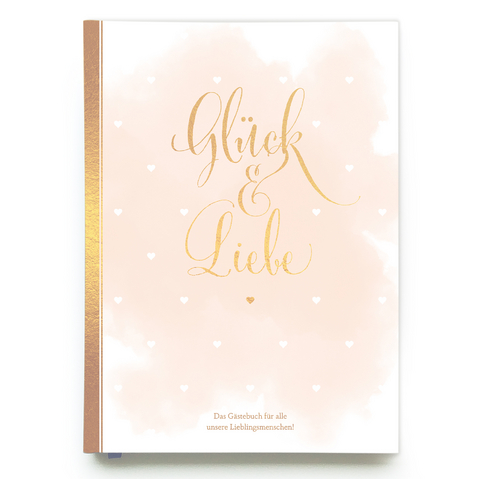 G&auml;stebuch Hochzeit in Gold| Hochzeitsbuch f&uuml;r G&auml;ste mit Gold-Veredelung | Hardcover, 128 Seiten mit Leseband | G&auml;stebuch Hochzeit mit Fragen - Sophie Heisenberg