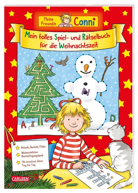 Conni Gelbe Reihe (Besch&auml;ftigungsbuch): Mein tolles Spiel- und R&auml;tselbuch f&uuml;r die Weihnachtszeit - Hanna S&ouml;rensen