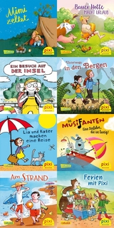 Pixi-8er-Set 268: In die Ferien mit Pixi (8x1 Exemplar) - Miriam Cordes, R&uuml;diger Paulsen, Simone Nettingsmeier, Beate D&ouml;lling, Ruth Rahlff, Sabine Dully