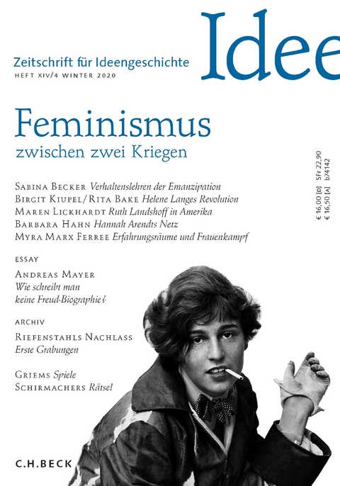 Zeitschrift für Ideengeschichte Heft XIV/4 Winter 2020 - 