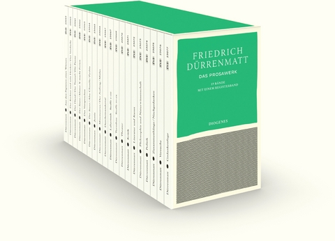 Das Prosawerk in 19 B&auml;nden in Kassette - Friedrich D&uuml;rrenmatt