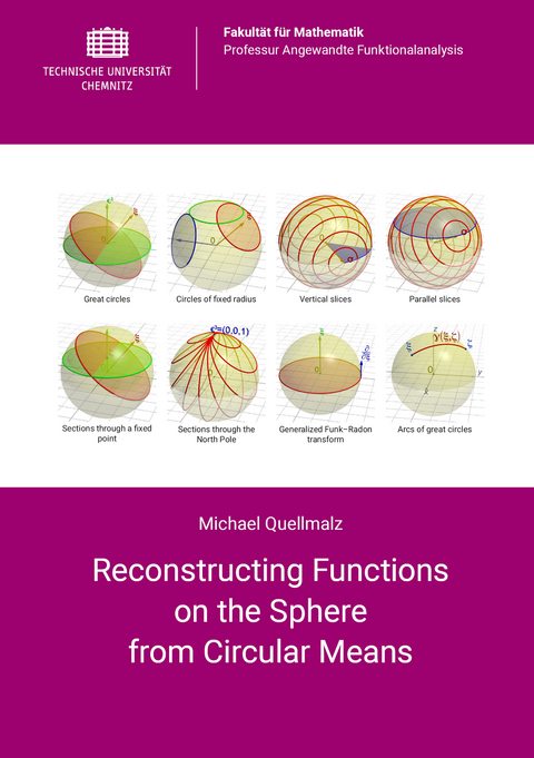 Reconstructing Functions on the Sphere from Circular Means - Michael Quellmalz