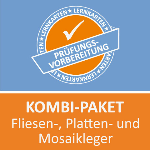 Kombi-Paket Fliesen-, Platten- und Mosaikleger Lernkarten - Zoe Ke&szlig;ler