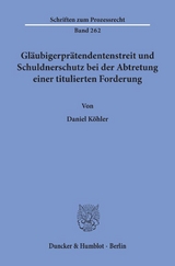 Gl&auml;ubigerpr&auml;tendentenstreit und Schuldnerschutz bei der Abtretung einer titulierten Forderung. - Daniel K&ouml;hler
