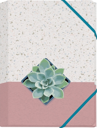 Plant it - Love it! Mini-Sammelmappe - Motiv Sukkulente