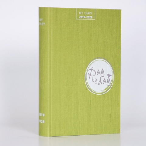 My Diary 2019-2028 lime green - 