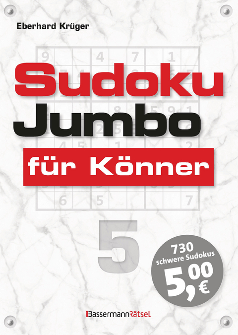 Sudokujumbo f&uuml;r K&ouml;nner 5 - Eberhard Kr&uuml;ger