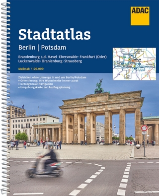 ADAC Stadtatlas Berlin, Potsdam 1:20 000 mit Brandenburg a.d. Havel, Eberswalde