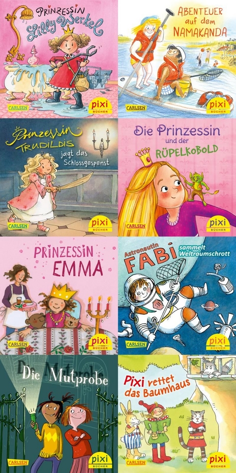 Pixi-Box 272: Starke M&auml;dchen bei Pixi (8x8 Exemplare) -  diverse