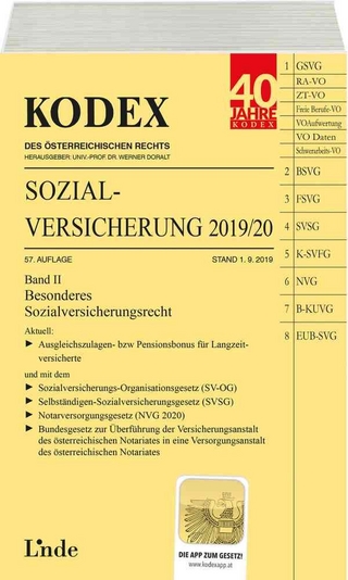 KODEX Sozialversicherung 2019/20, Band II