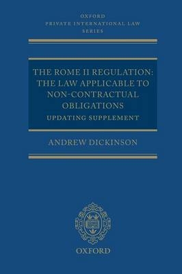 Rome II Regulation -  Andrew Dickinson