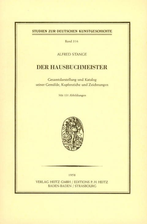 Der Hausbuchmeister - Alfred Stange