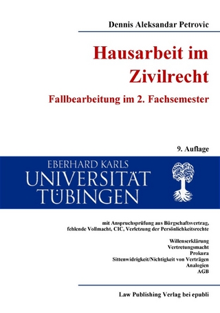 Monografien / Hausarbeit im Zivilrecht