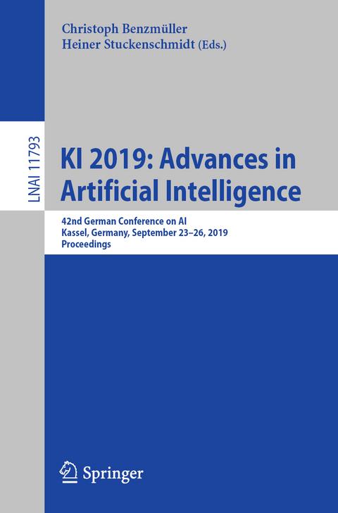 KI 2019: Advances in Artificial Intelligence - 