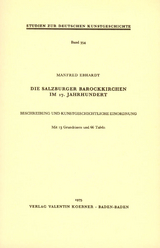 Die Salzburger Barockkirchen im 17. Jahrhundert - Manfred Ebhardt