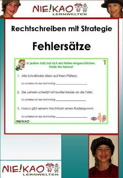 Rechtschreiben mit Strategie - Fehlers&auml;tze